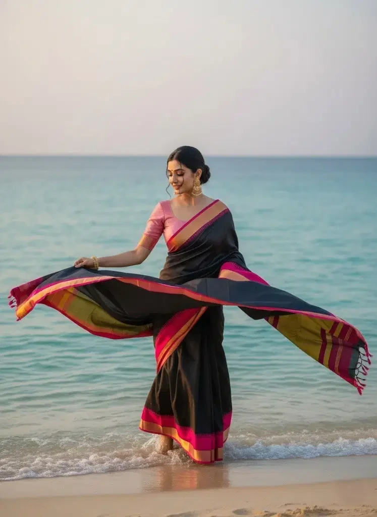 Aab Korvai Vol 1 Kotanji Border Silk Cotton Unifrom Saree Collection