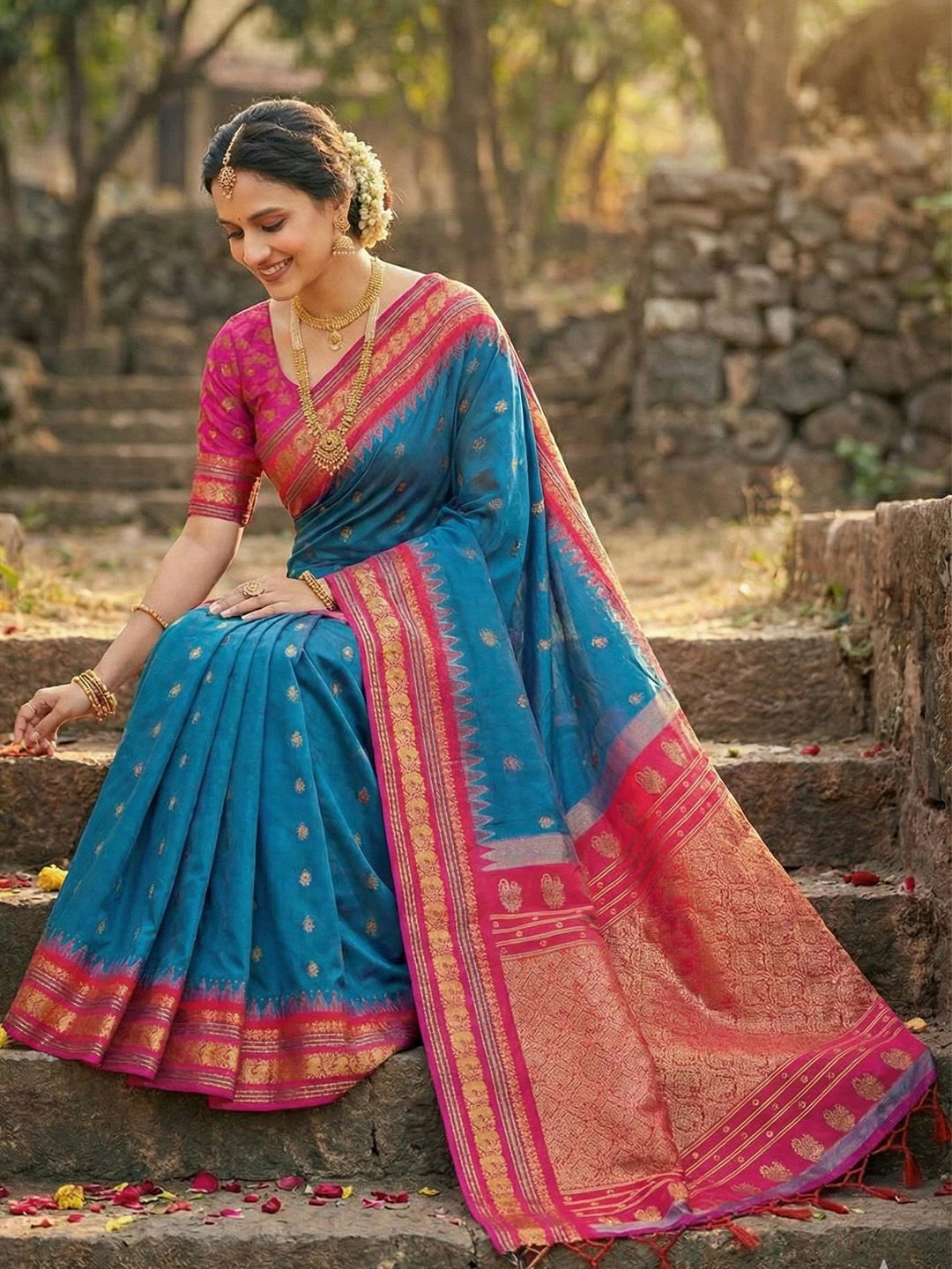 Ast Kanchivaram Soft Silk Festival Saree Collection
