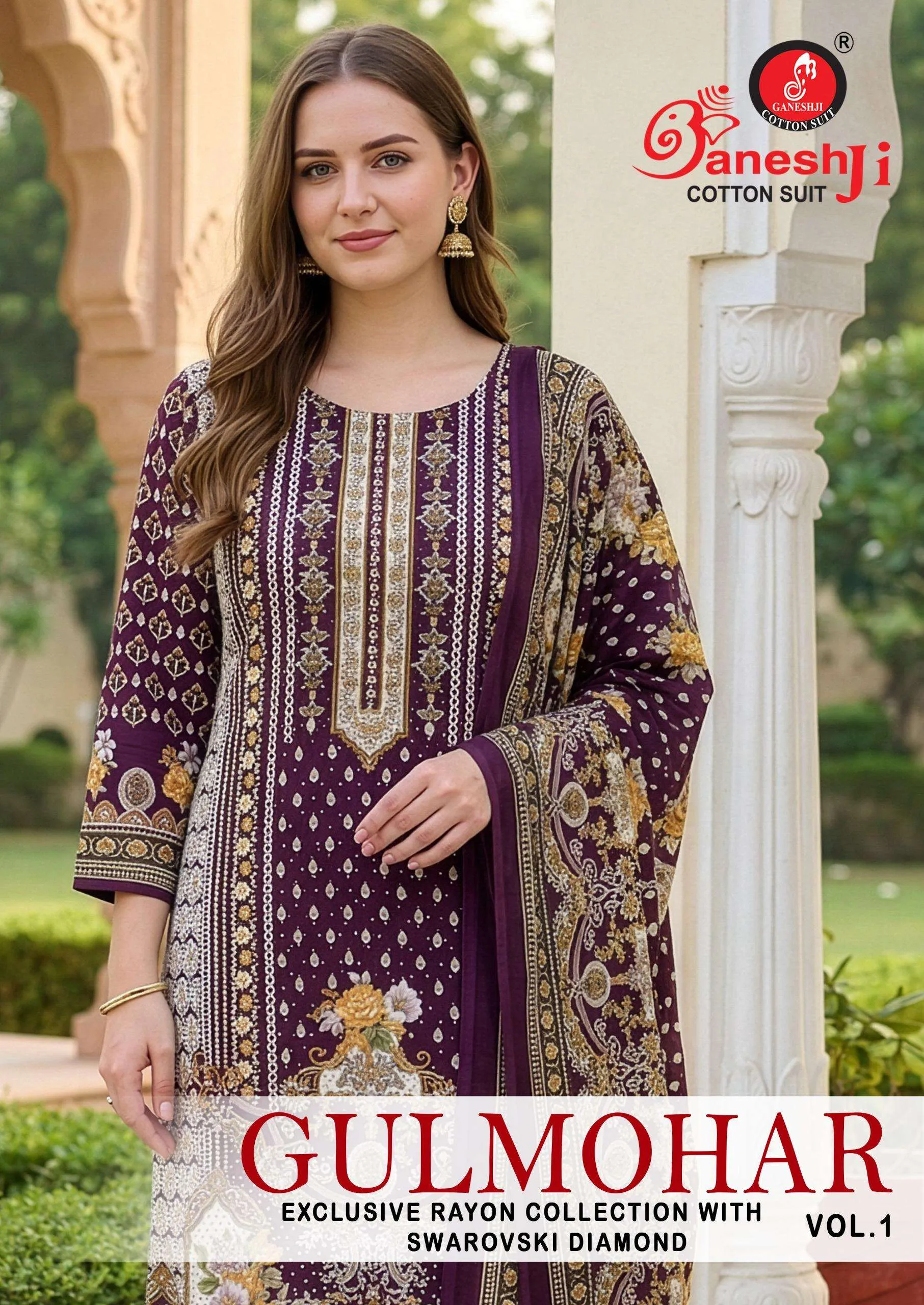 Gneshji Gulmohar Vol 1 Dress Material