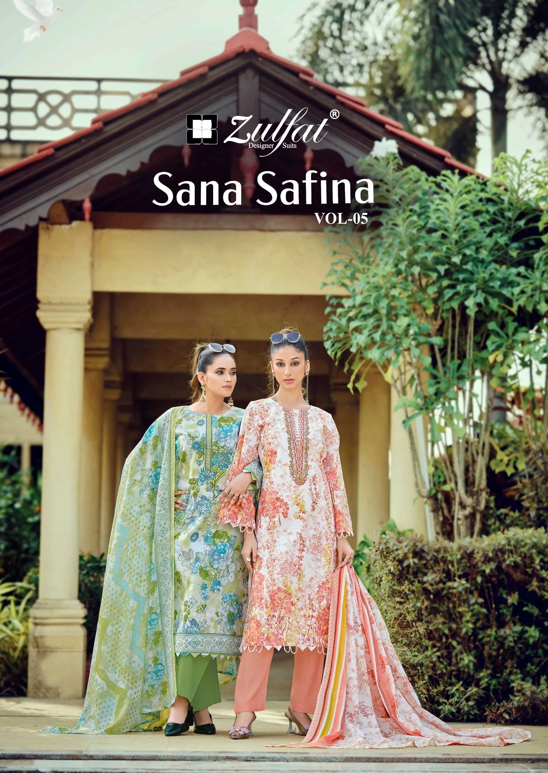 Zulfat Designer Suits Sana Safina Vol 5
