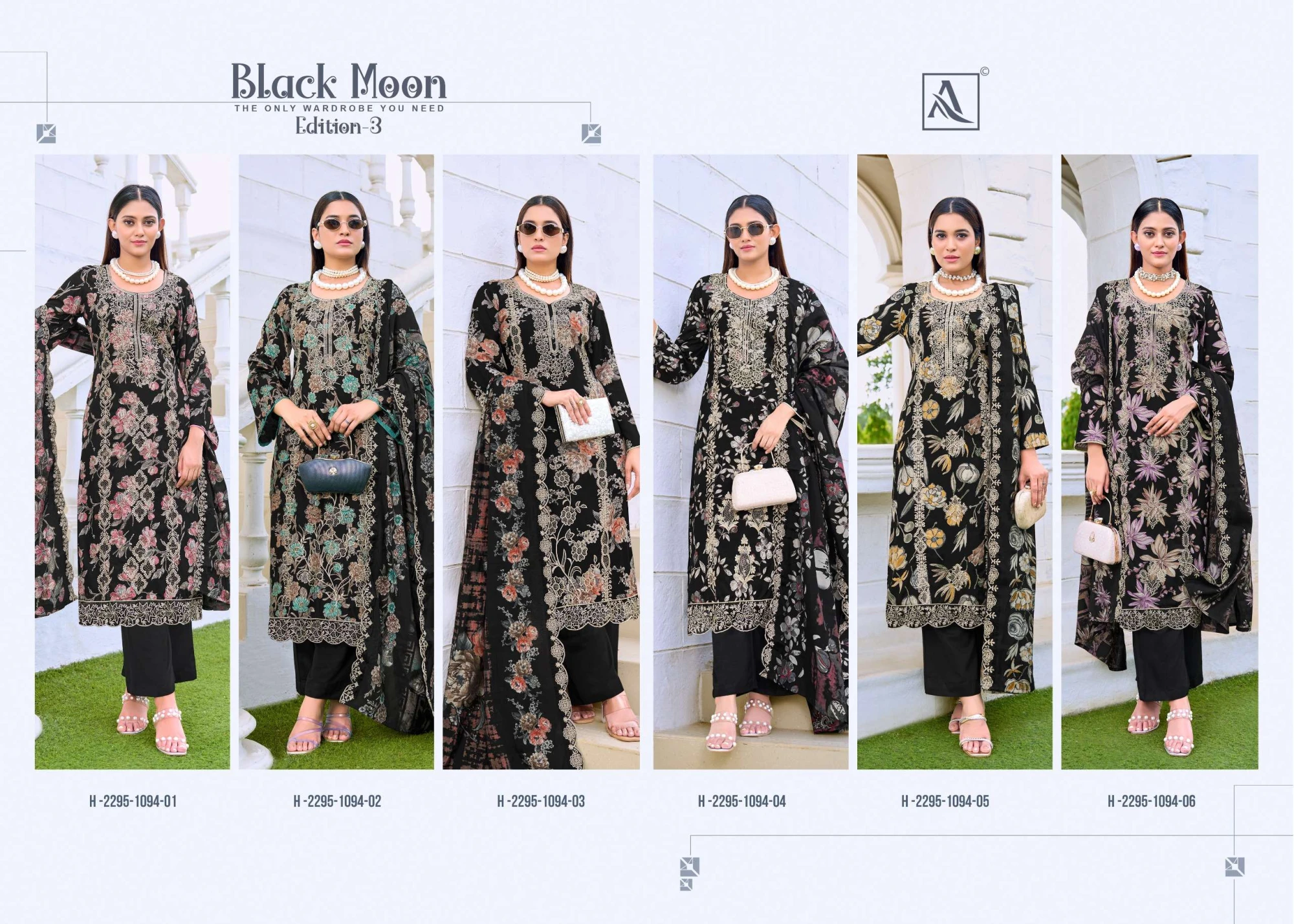 Alok Suits Black Moon Vol 3