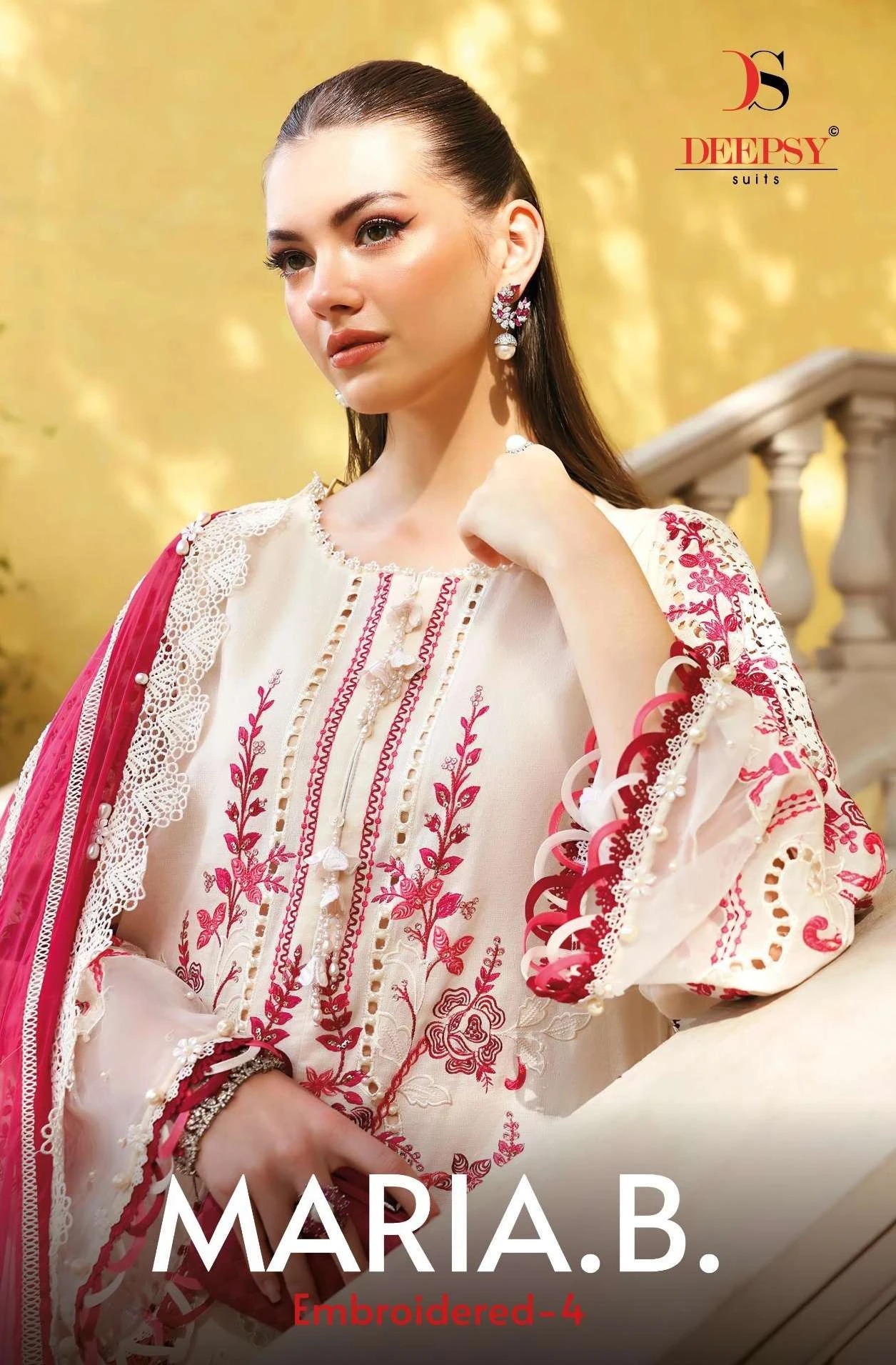 Deepsy Suits Maria B Premium Embroidered Vol 4