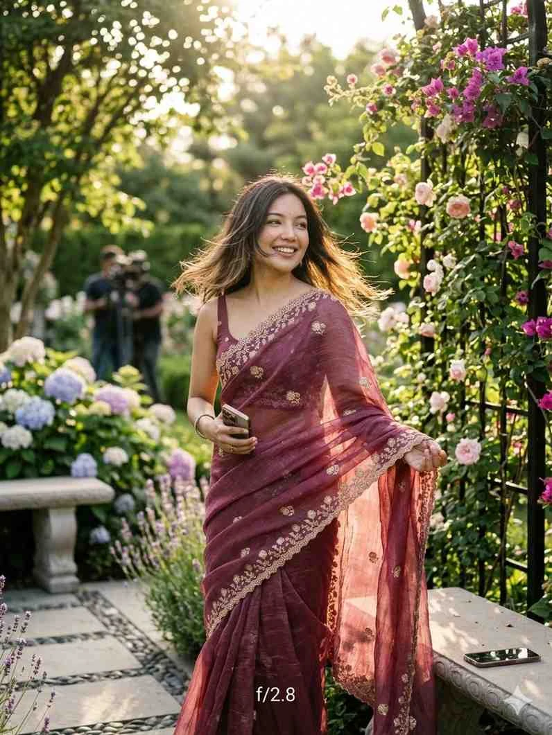 Ds 762 Crunchy Sequence Worked Saree Collection