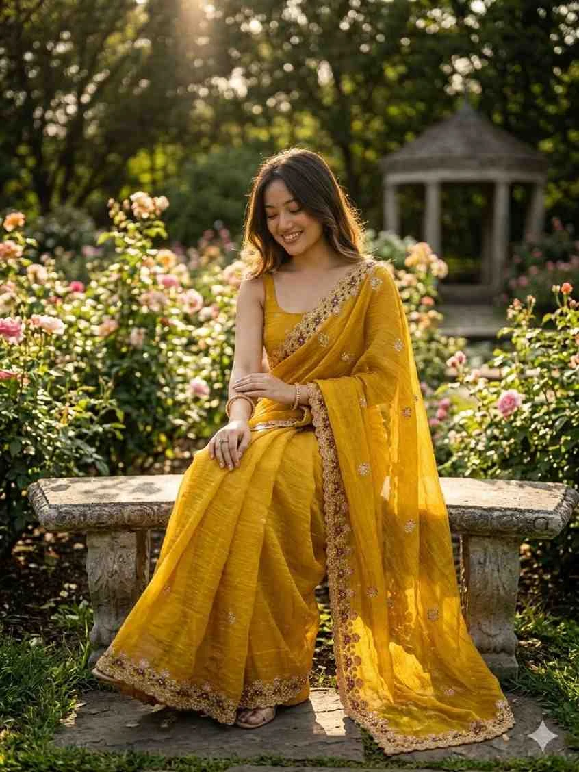 Ds 762 Crunchy Sequence Worked Saree Collection