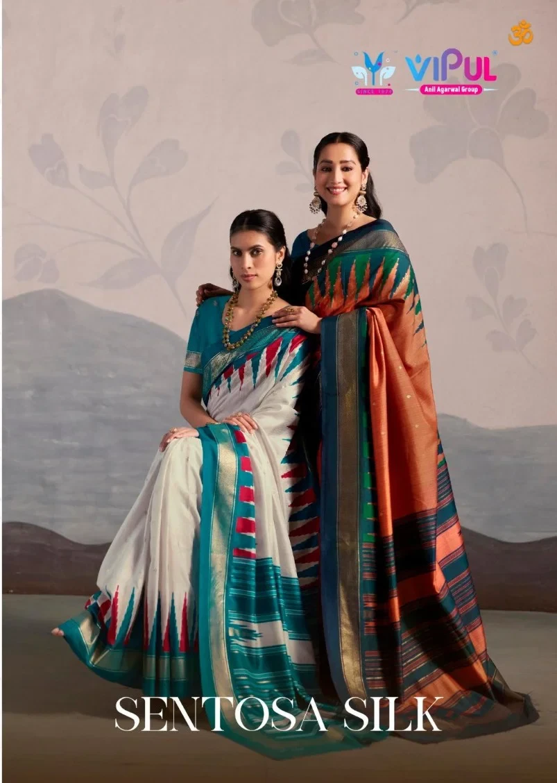 Vipul Sentosa Silk Soft Silk Printed Saree