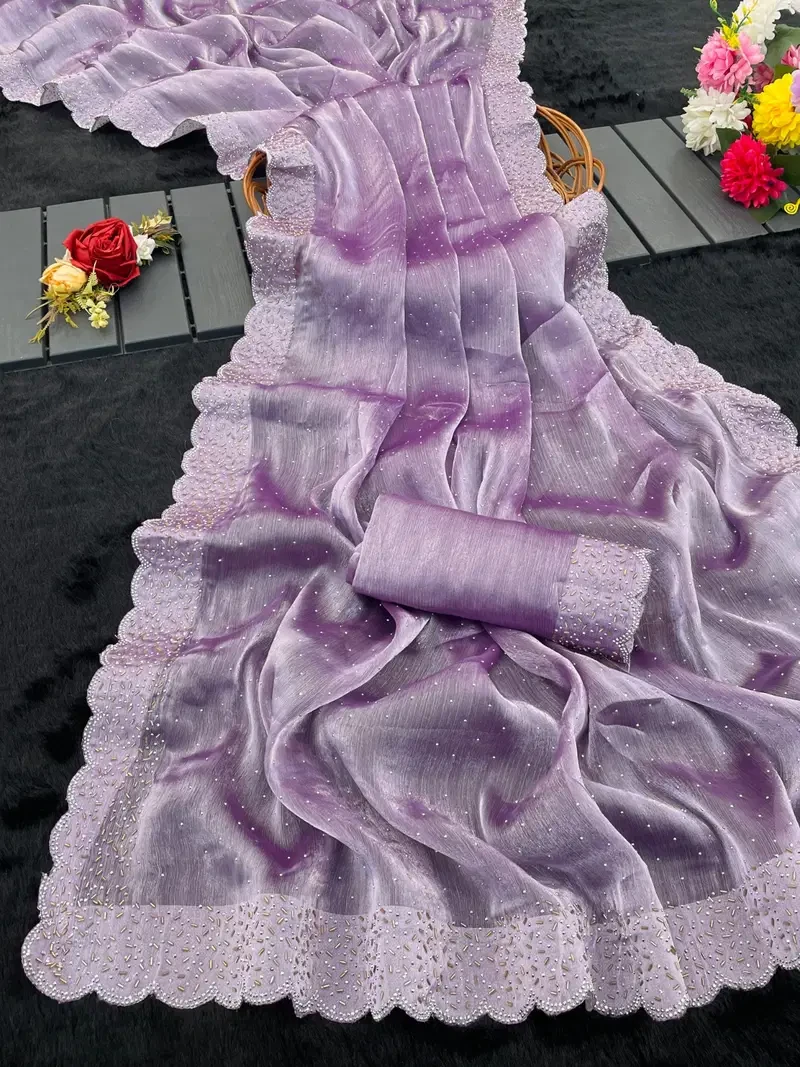 War 2 Bd Soft Jimmy Choo Sequence Saree Collection