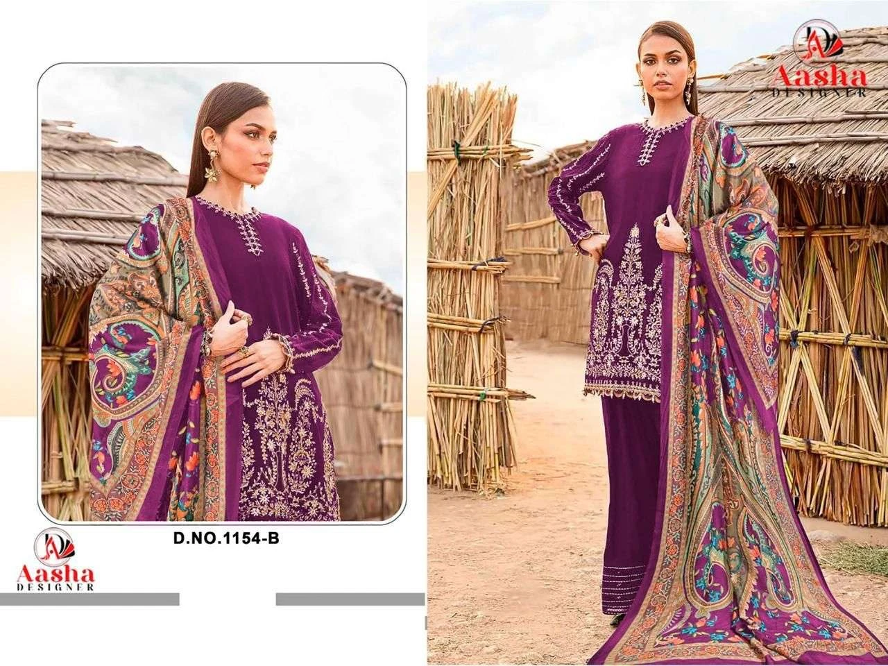 Aasha Designer Design No - 1154 Bcd