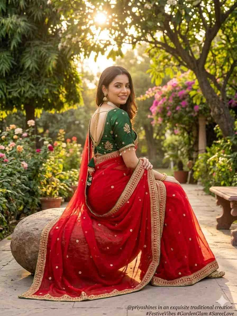 Kc 213 Space Silk Sequence Worked Saree Collection