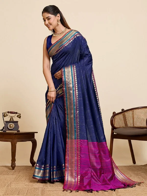Maahi 220 Pure Silk Zari Weaving Party Wear Saree Collection