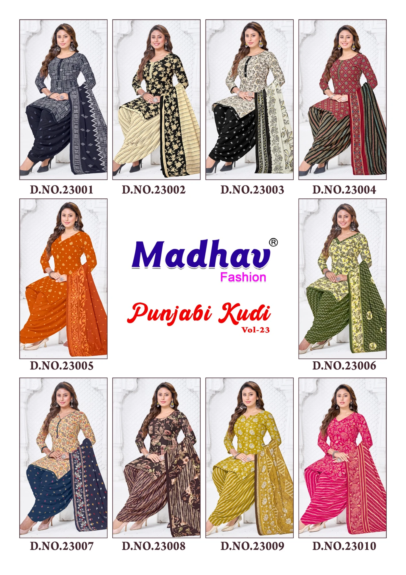Punjabi Kudi Vol 23 Unstitched Suits Wholesale Collection
