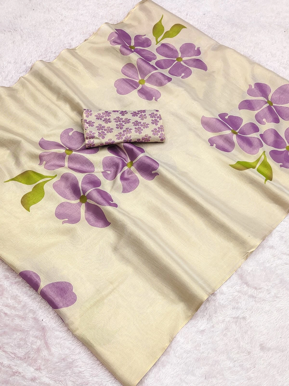 Scwt Flora Linen Tissue Silk Saree Collection