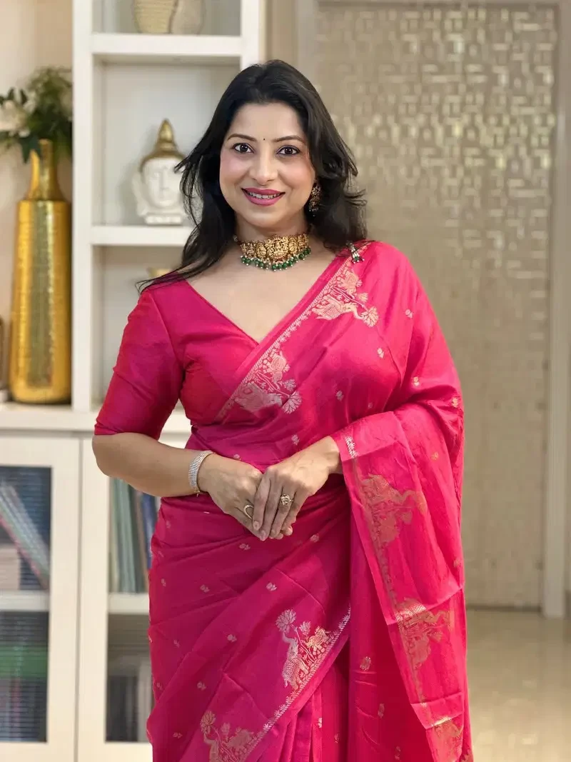 Soft Silk 6085 Banarasi Silk Zari Weaving Saree Collection