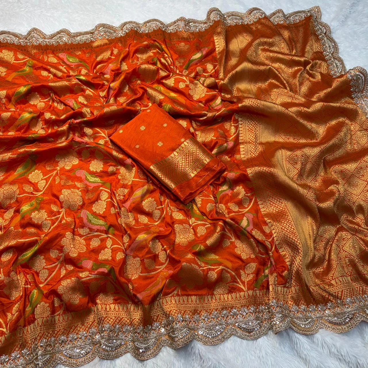 Ds 855 Banarasi Khadi Silk Designer Saree Collection