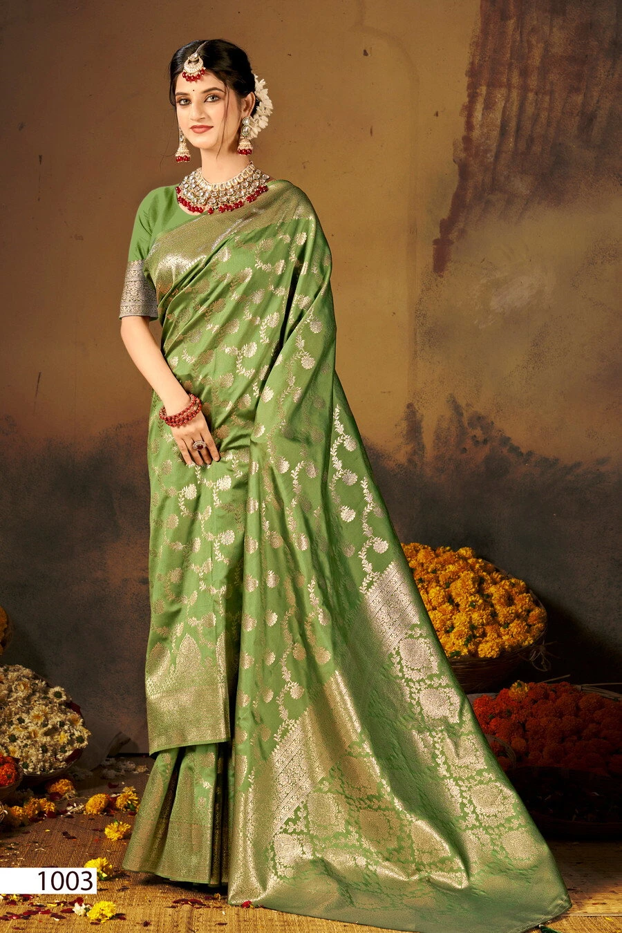 Saroj Durga Silk Vol 6 Soft Silk Wedding Wear Saree Collection