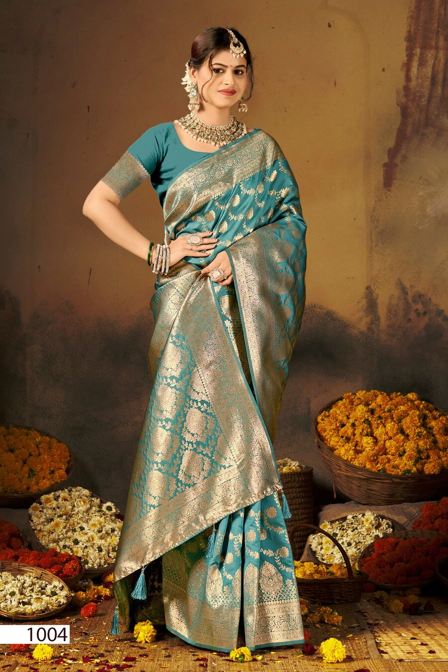 Saroj Durga Silk Vol 6 Soft Silk Wedding Wear Saree Collection