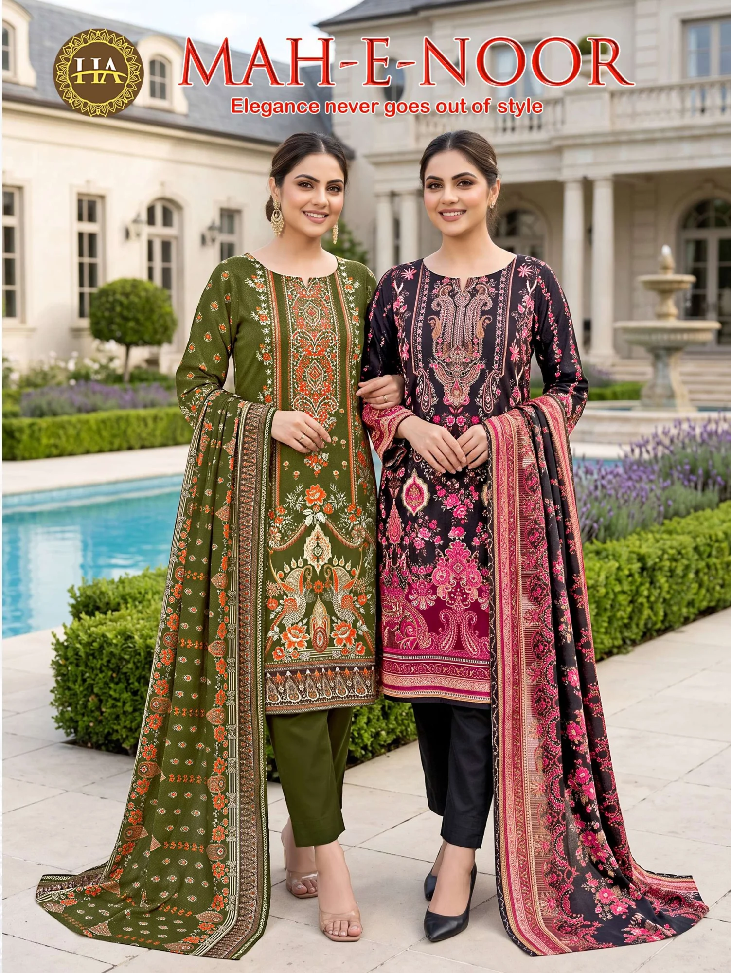 Harshit Fashion Hub Mah E Noor