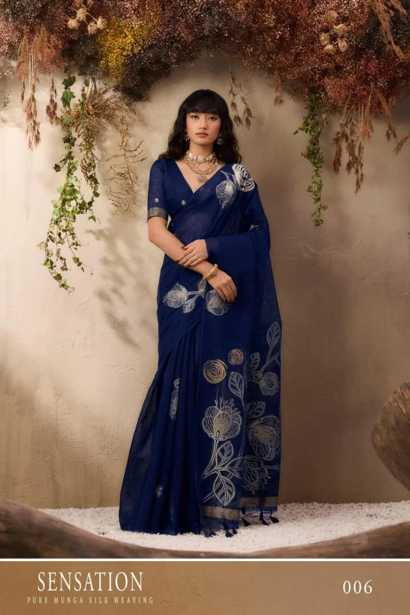 Rajtex Sensation Munga Silk Handloom Weaving Saree Collection