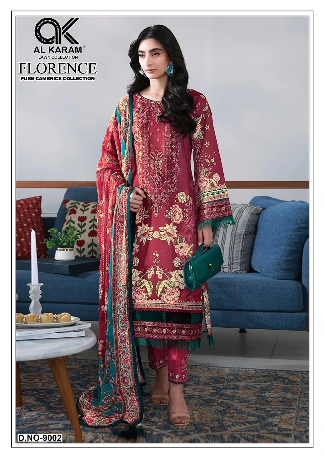 Al Karam Florence Vol 9 - Readymade Dress