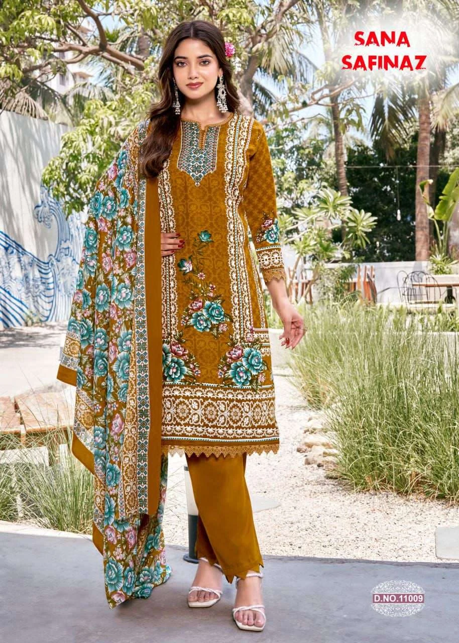 Ganesha Sana Safina Vol 11 - Readymade Dress