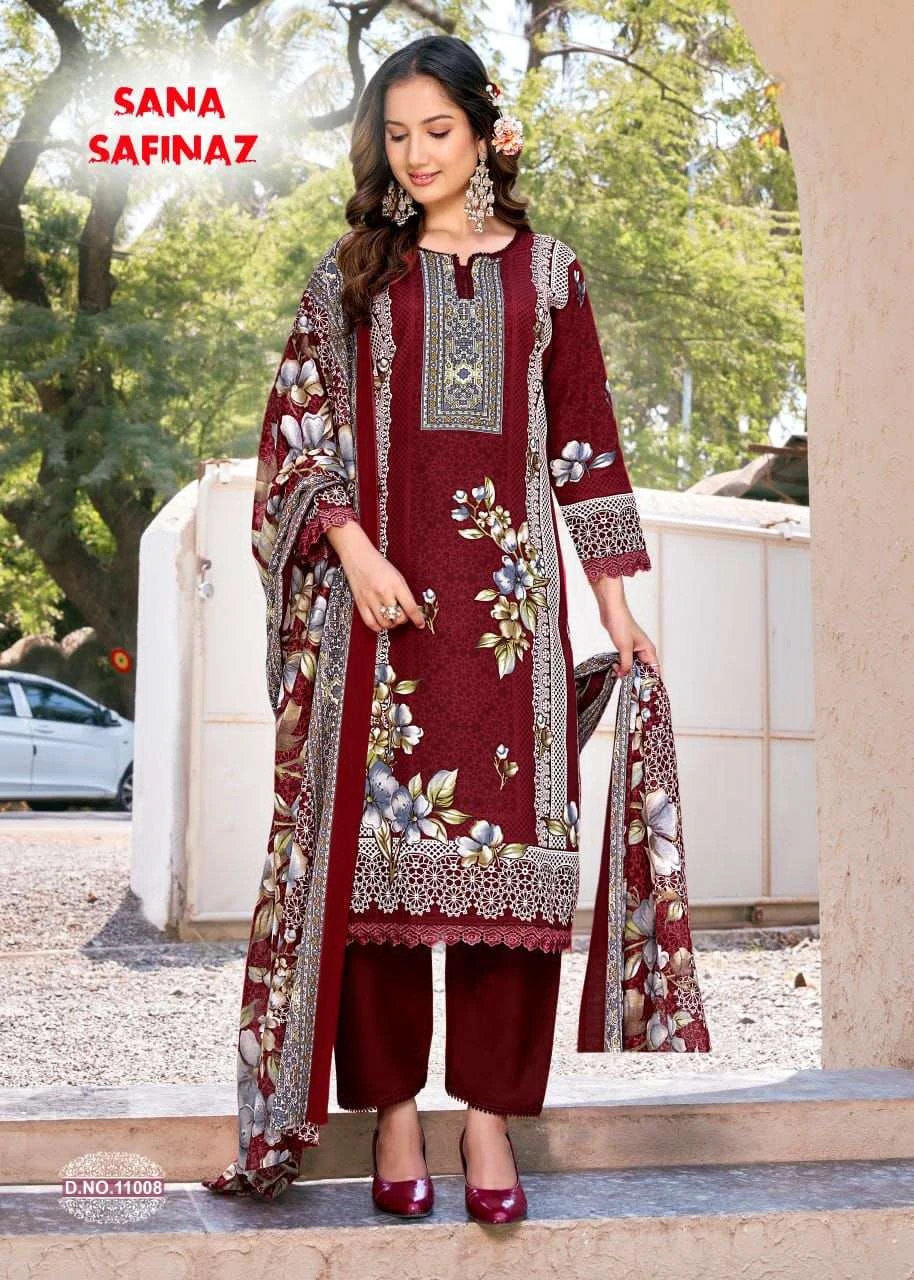 Ganesha Sana Safina Vol 11 - Readymade Dress