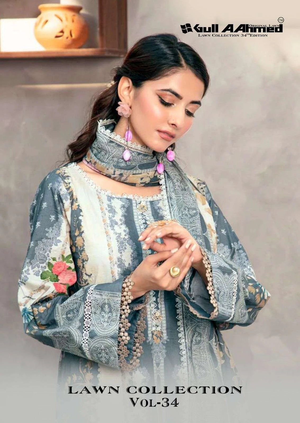Gul Ahmed Lawn Collection Vol 34