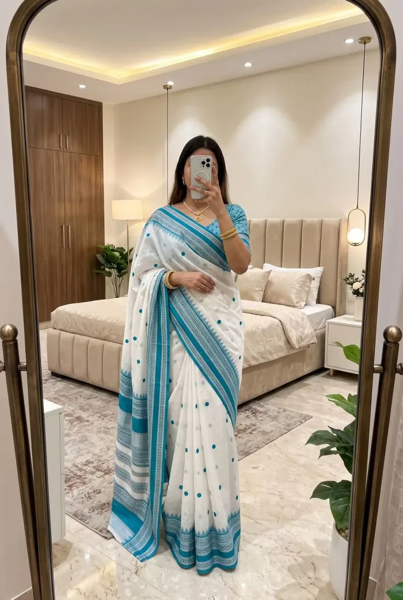 Mb 3329 Banarasi Silk Weaving Zari Motifs Saree Collection