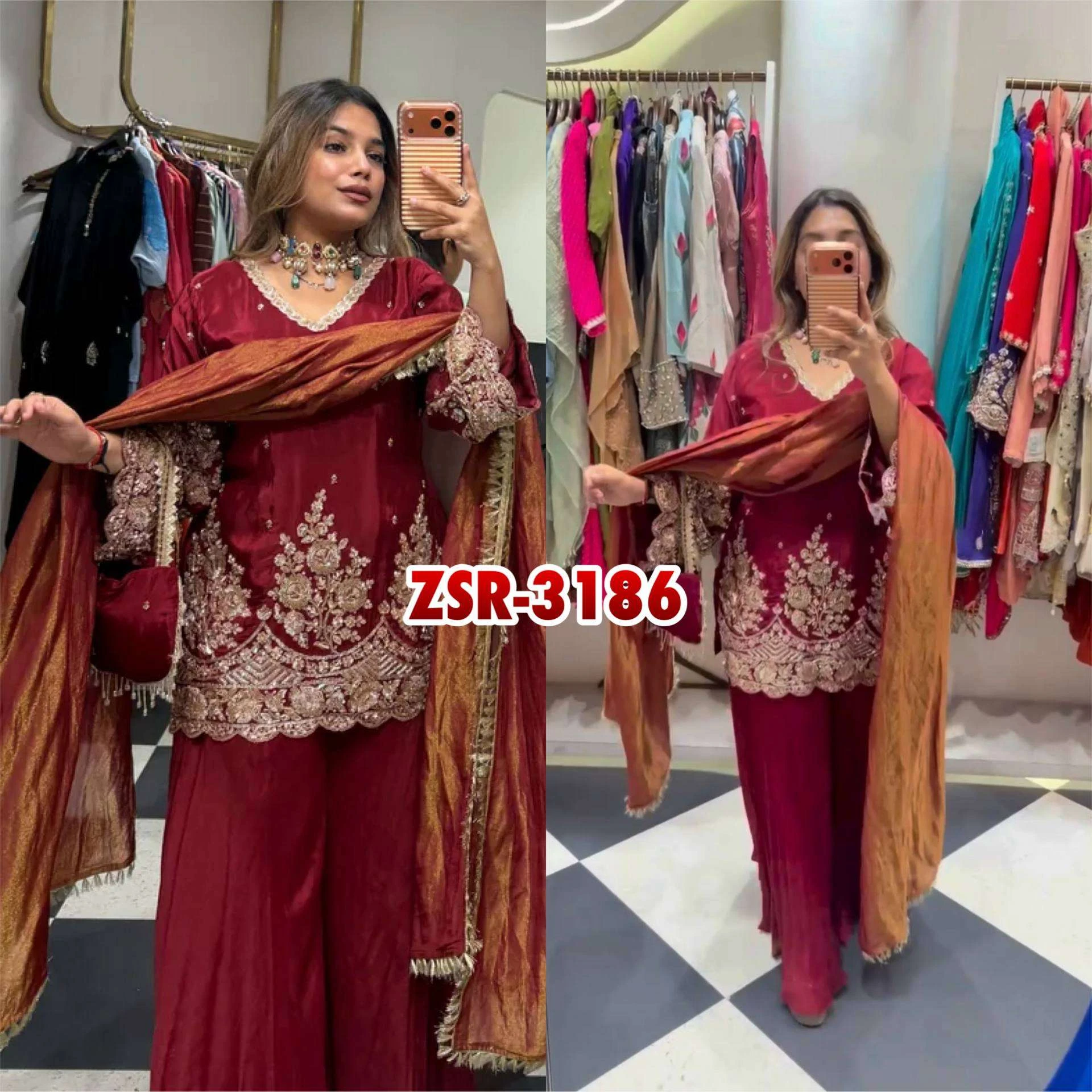 Zsr 3186 - Readymade Dress