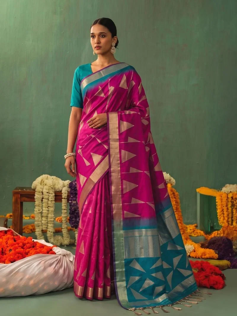 Ast Kaira Silk Soft Silk Festival Wear Saree Collection