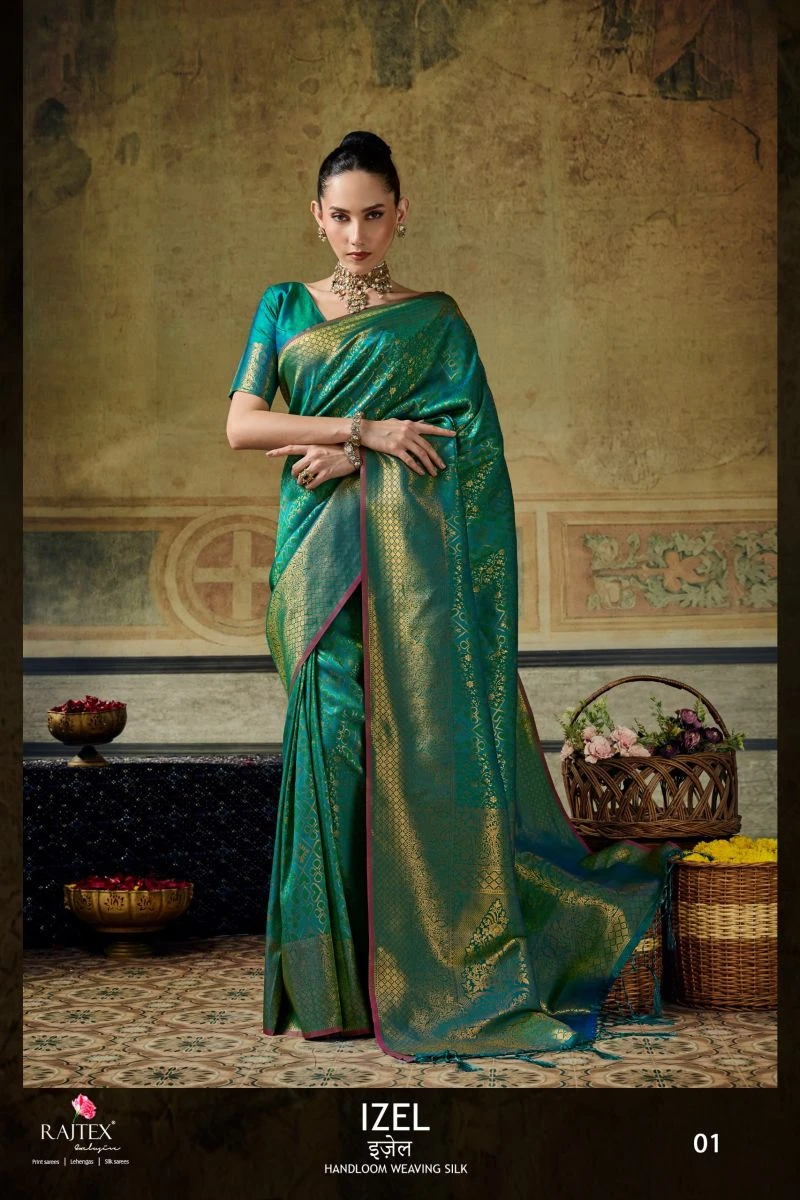 Rajtex Izel Handloom Weaving Silk Saree Collection