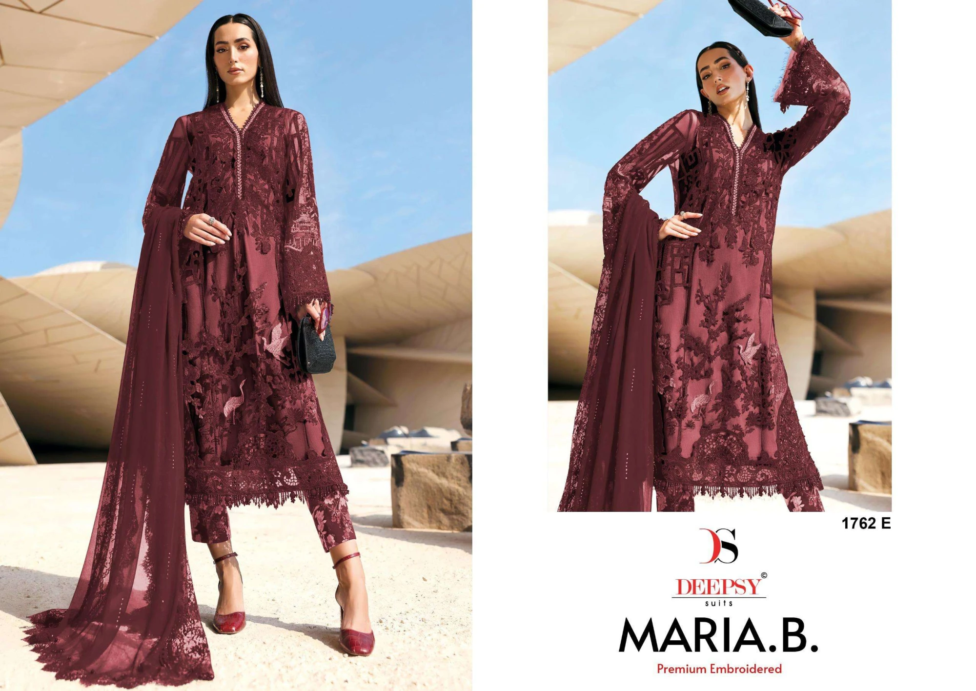 Deepsy Suits Maria B Premium Embroidered D No 1726